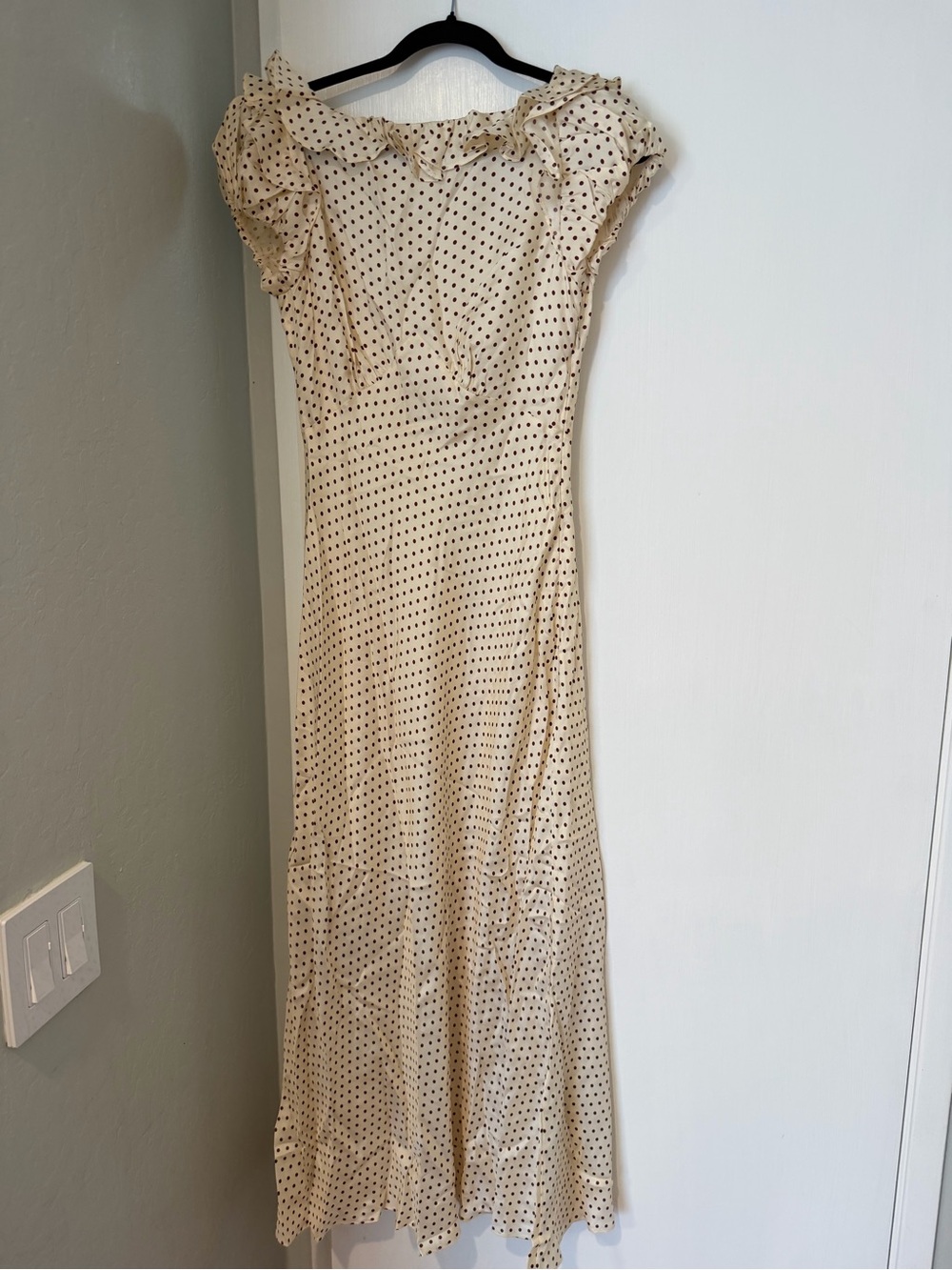 NWOT size s Doen Emerence Dress — Crème with Black Dot - Picture 3 of 6